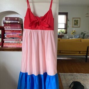 J. Crew Colorblock Maxi Dress